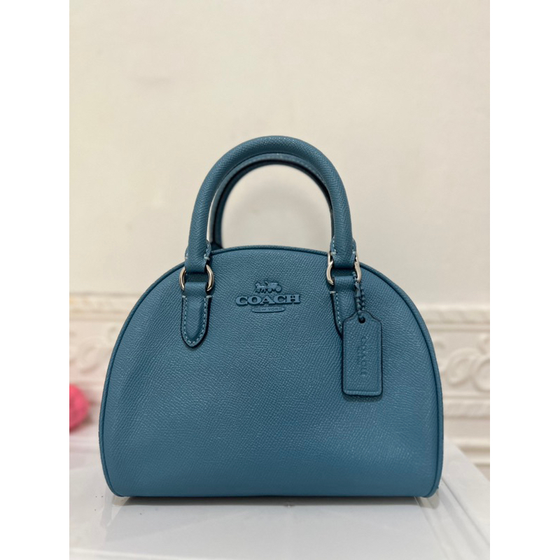 coach sydney satchel pacific blue