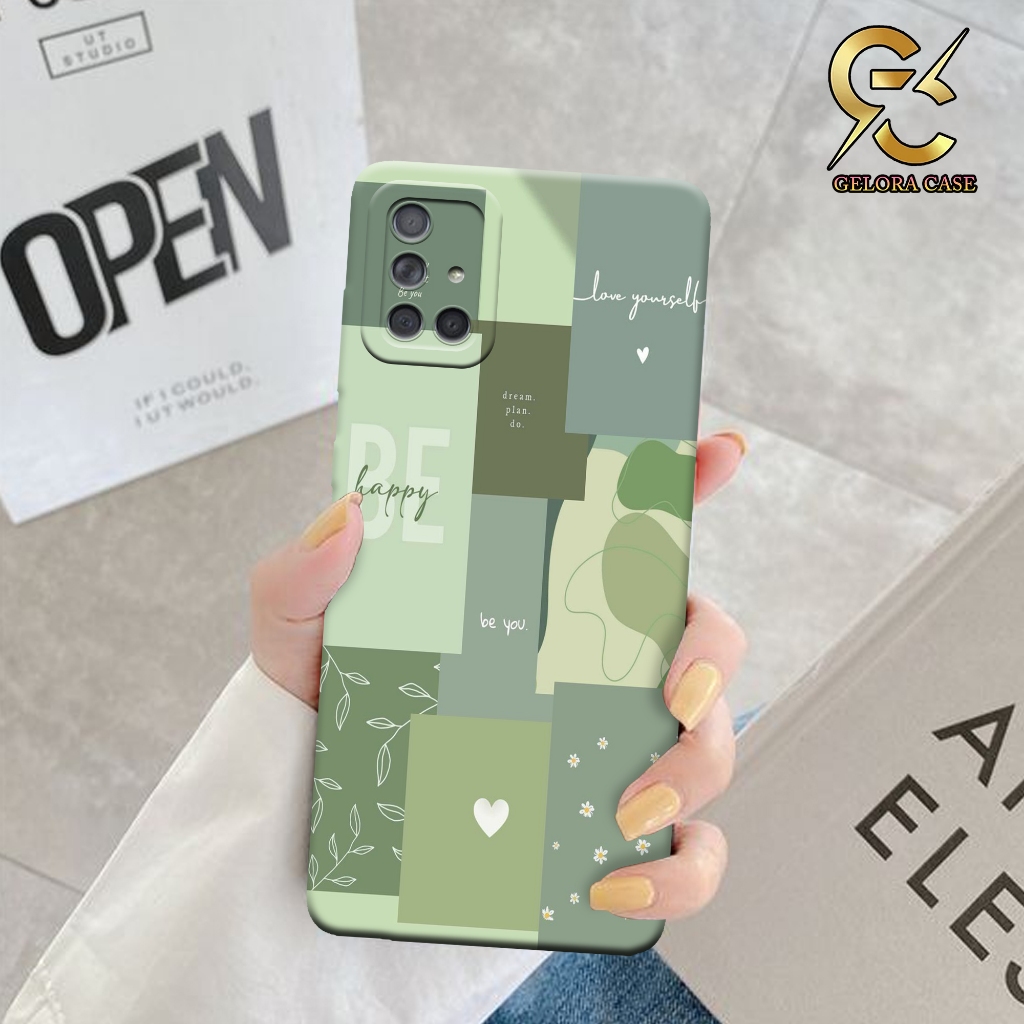 Case Samsung A71 2020 - geloracase - Casing Samsung A71 4g - Motif case Aesthetic - Samsung - Softca