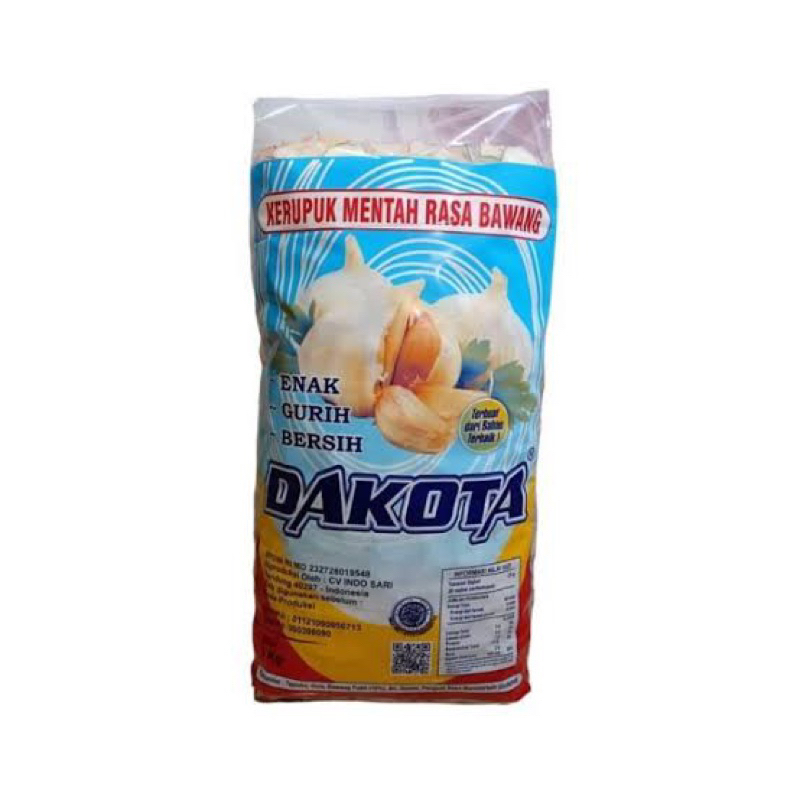 kerupuk bawang merek dakota 1 ball 5 kg