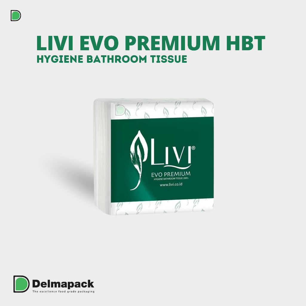 (Gosend/Grab) Tissue LIVI Evo Premium HBT 200s / Tisu LIVI 1 DUS / LIVI Kartonan