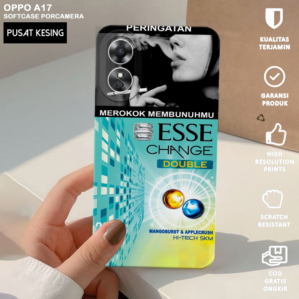 CASE OPPO A17 - Casing Hp Oppo A17 Motif ROKK - Case Hp Oppo A17 - Casing Oppo A17 - Softcase Hp Opp