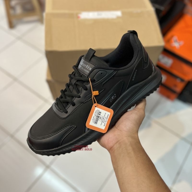 [ORIGINAL] SEPATU KINETIX ALL BLACK
