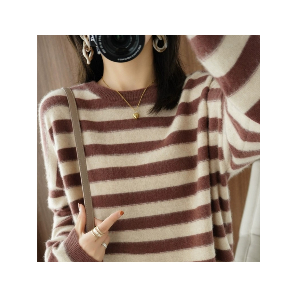 Kaos Atasan Wanita Lengan Panjang / Kaos Sweater Lengan Panjang