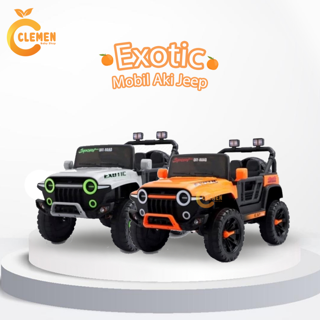 Exotic Mobil Aki Jeep EJP-7732 (Mobil Aki Anak)