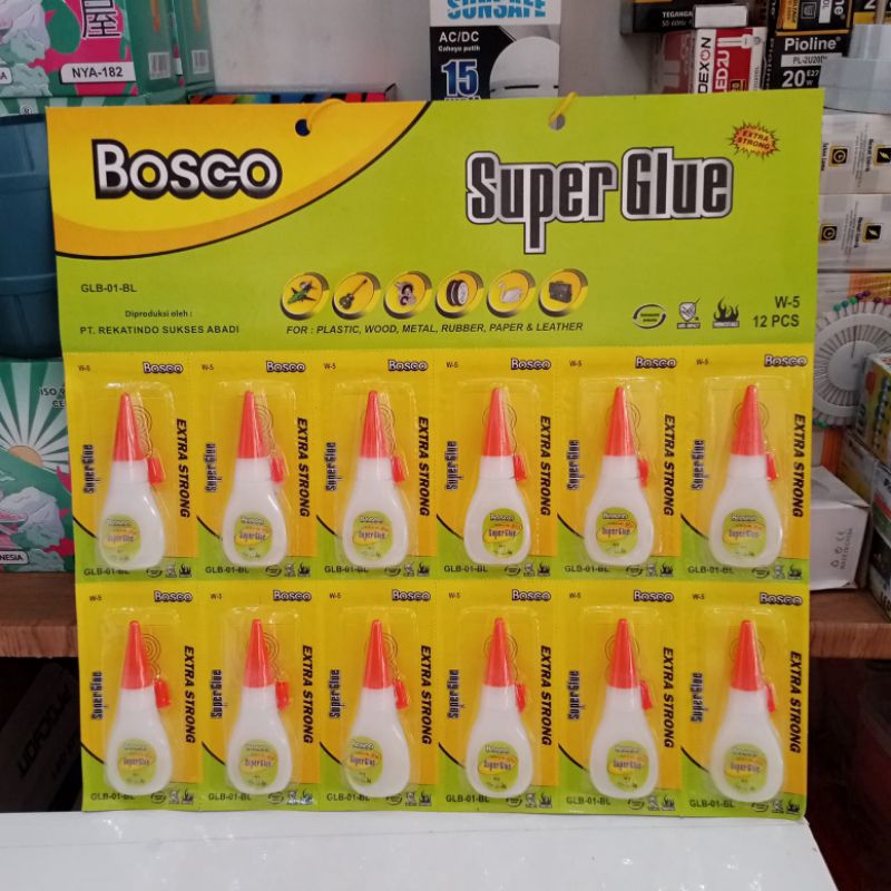 

1 Pack Lem Super Glue BOSCO GLB-01-BL