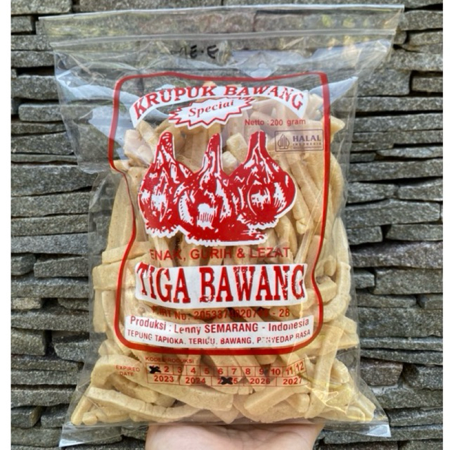 

Kerupuk Bawang Enak Gurih Lezat 200 Gram