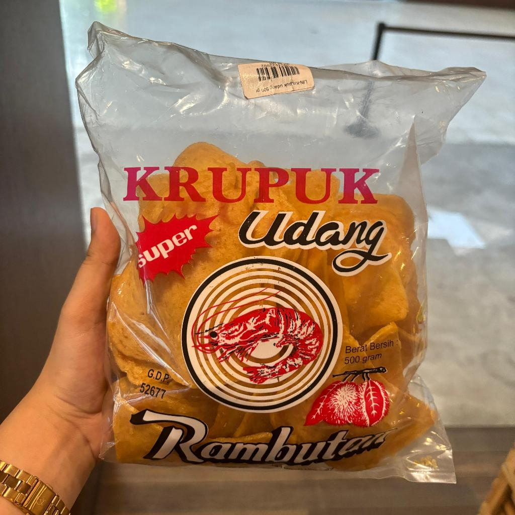 

KERUPUK UDANG CAP RAMBUTAN 500gr / Kerupuk Udang Enak