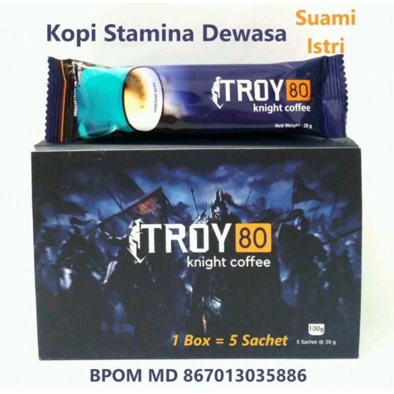 

KOPI TROY 80 ASLI ORIGINAL 1 BOX ISI 5 SACHET