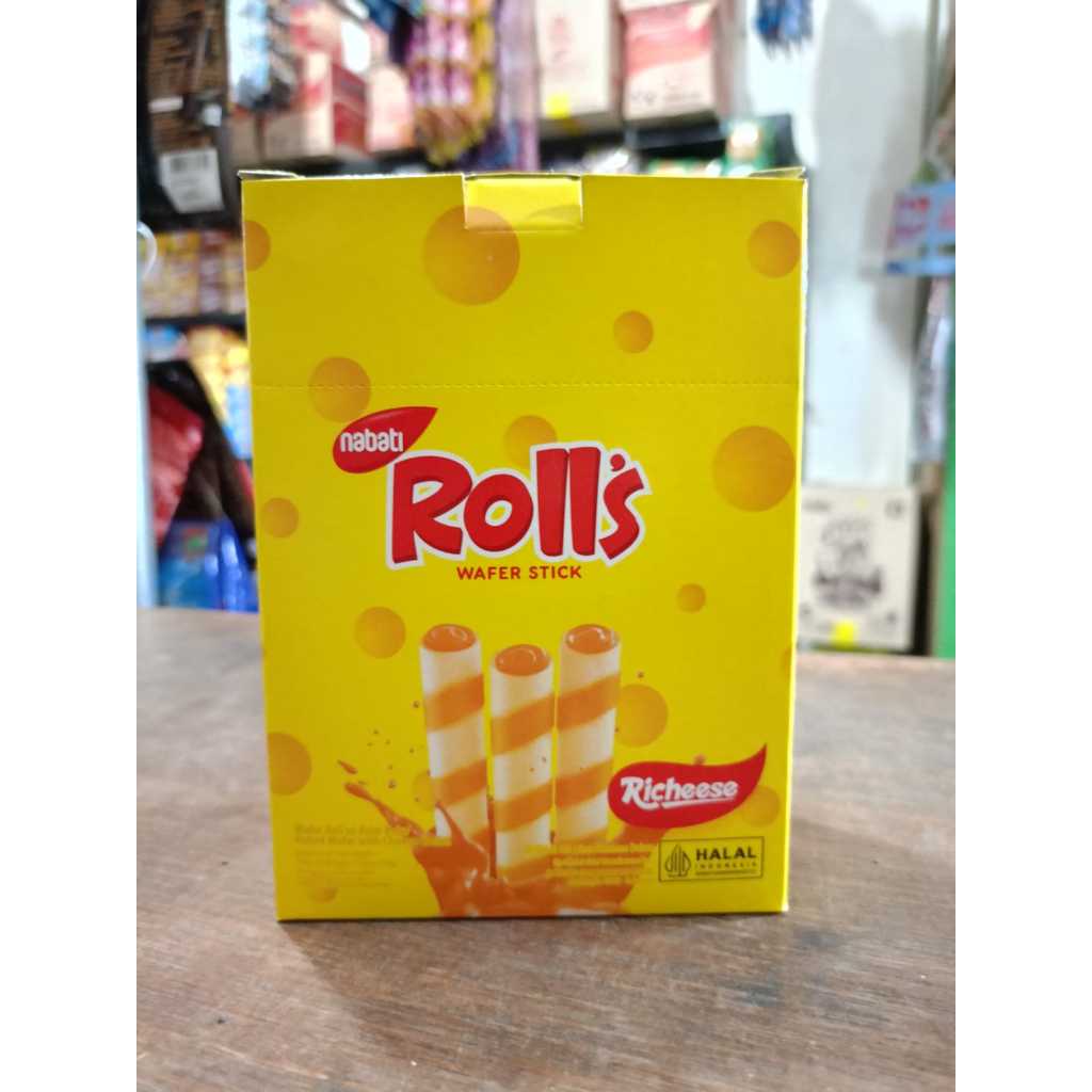 

Nabati rolls Keju 1 box isi 20