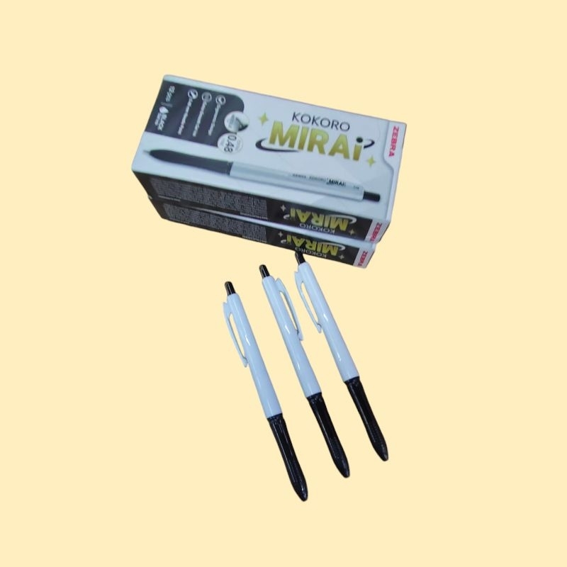 

PULPEN ZEBRA KOKORO MIRAI GEL 0.48mm /black