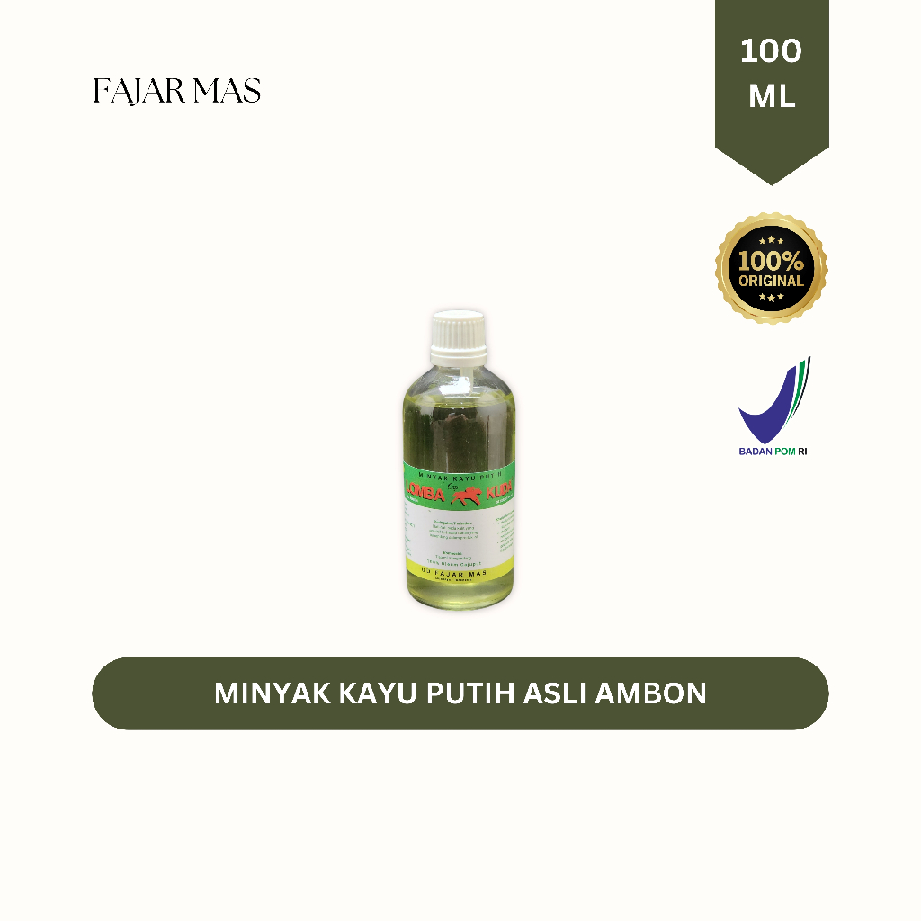Minyak Kayu Putih Asli Ambon 100 Ml Lomba Kuda Ud. Fajar Mas