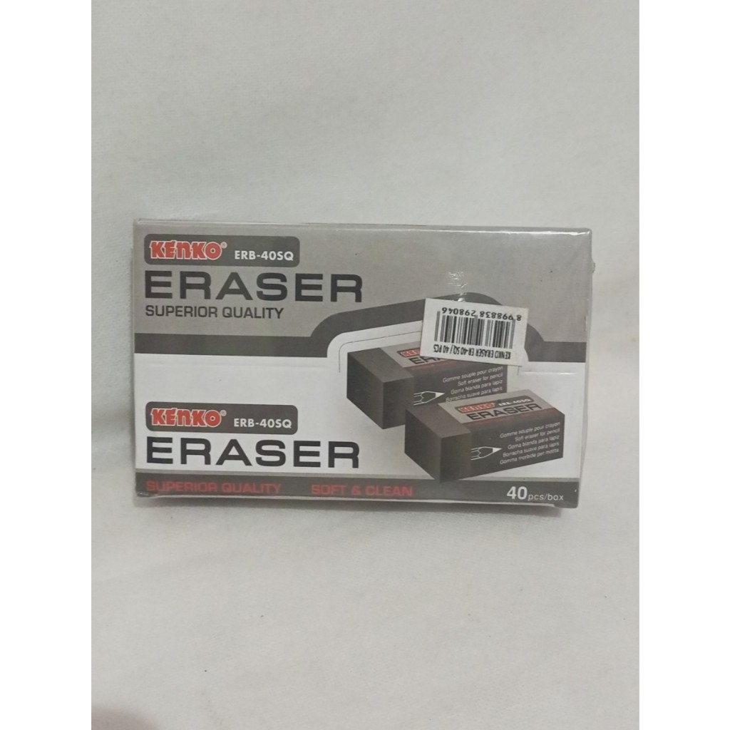 

Kenko Eraser Hitam. Isi 40 pcs