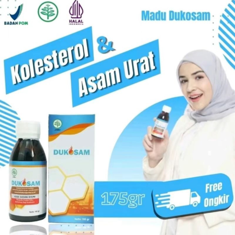 

[COD] DUKOSAM - Madu Dukosam Original Herbal Untuk Asam Urat Asli Ampuh 160 gram