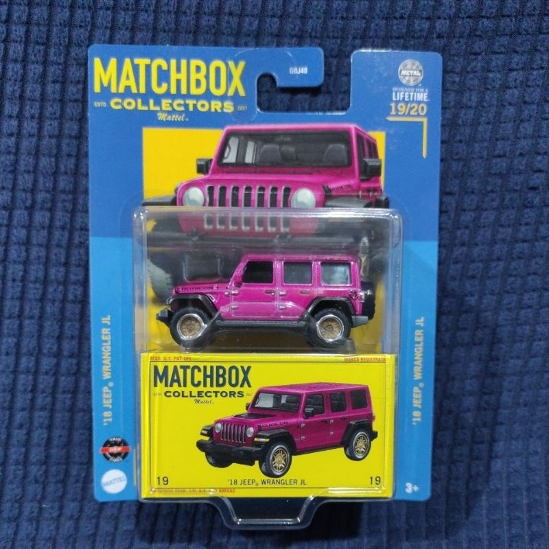 Matchbox Collectors Jeep Wrangler JL Rubicon