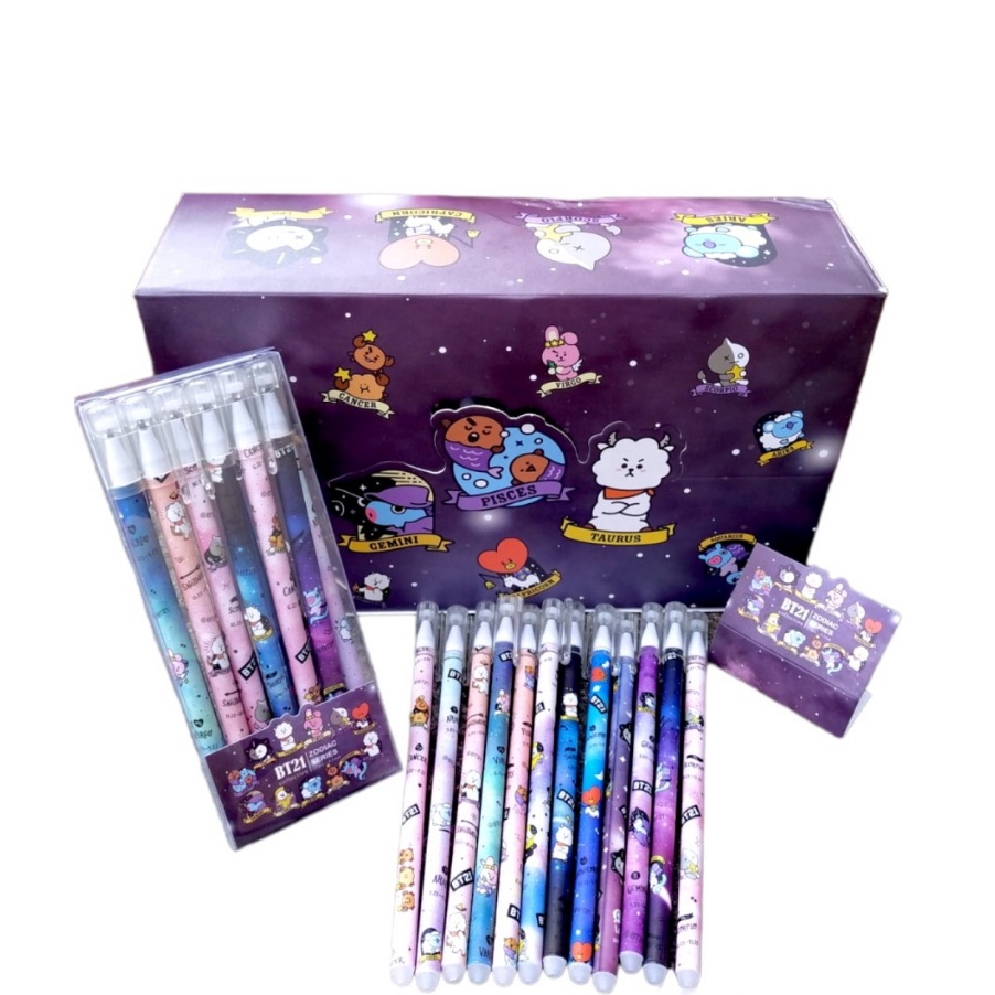

PROMO GILAGILAAN ISI 12 PCS Pulpen Pensil Bisa Di Hapus Erasable Hapus Motif Zodiak Lucu Pen Lucu Fancy PP1