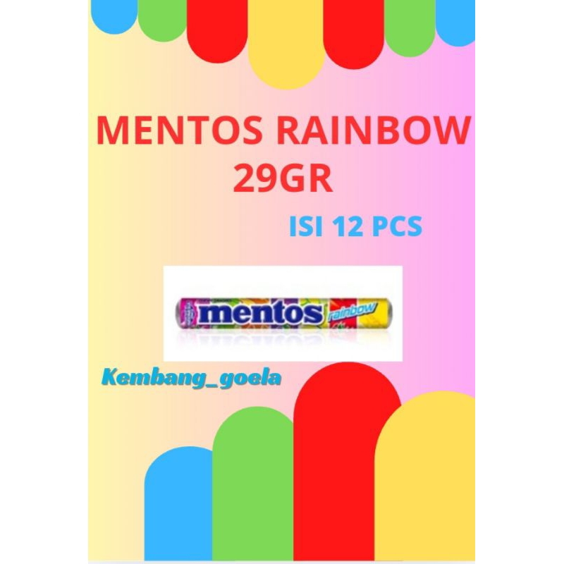 

Mentos Roll Rainbow 29gr