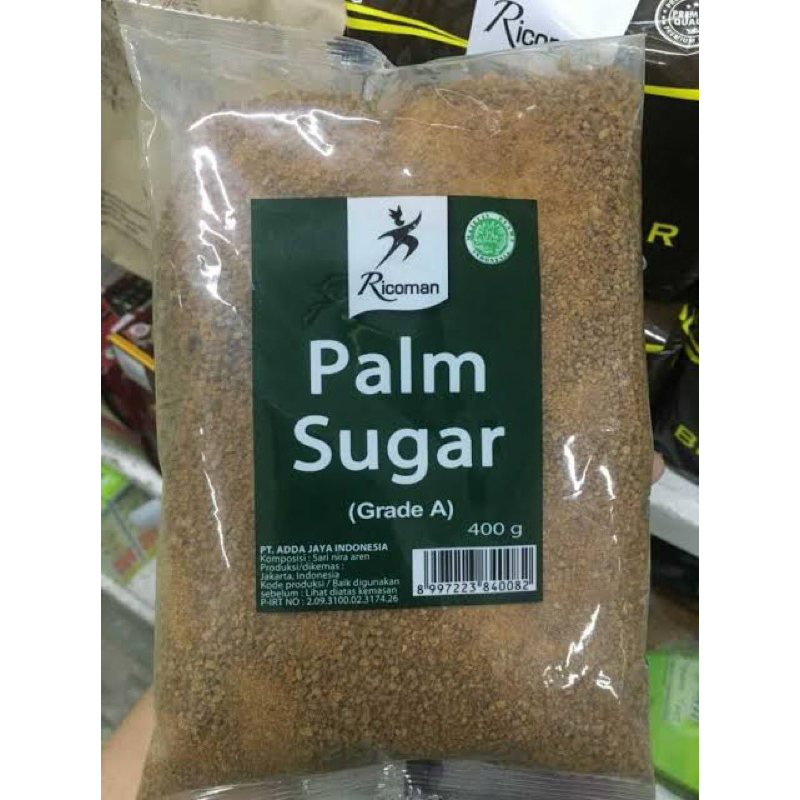 

Palm Sugar/gula aren ricoman 400 gram