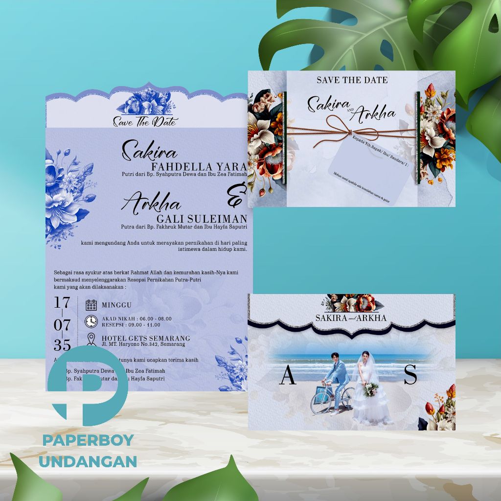 UNDANGAN PERNIKAHAN KEKINIAN UNDANGAN NIKAH SERI CANTIK 105