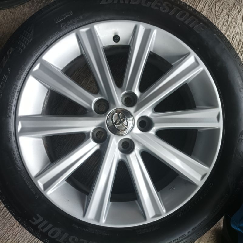 velg Camry hybrid r17 pcd 5x114 original Toyota