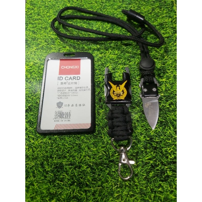 

tali gantunga id card lanyard holder logo tni al au ad custom