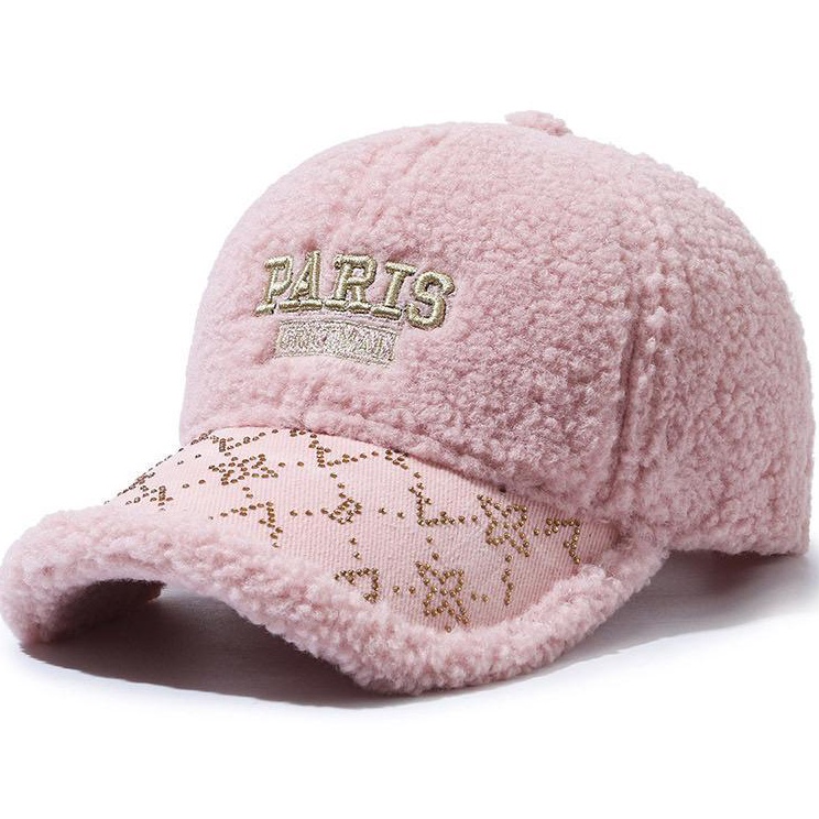 Sekarang Diskon  Topi Baseball Cap import Pria Wanita Topi Bisbol Model Bulu WOL