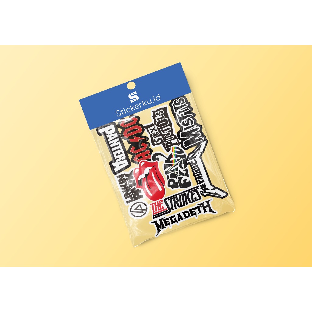 

Sticker Pack Band Metalica Sticker Aesthetic Sticker Band Metal Rock Vol 2