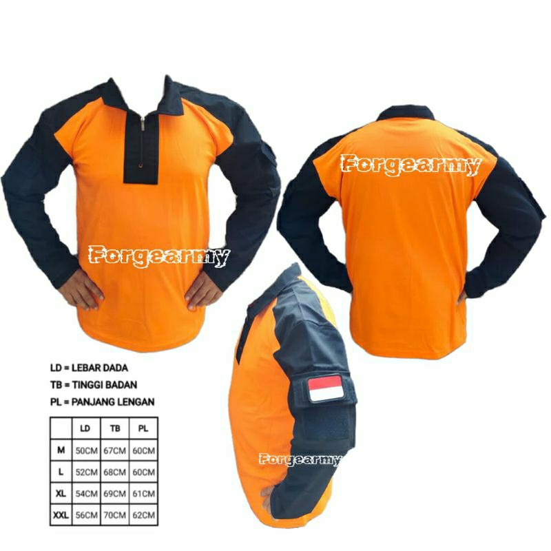 KAOS BDU TACTICAL OREN KAOS BDU BPBD KAOS ORANGE