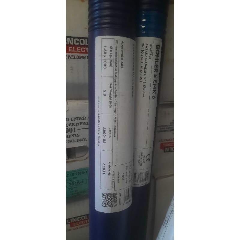 KAWAT LAS STAINLESS BOHLER TIG-308L Size.1.6MM ER308L