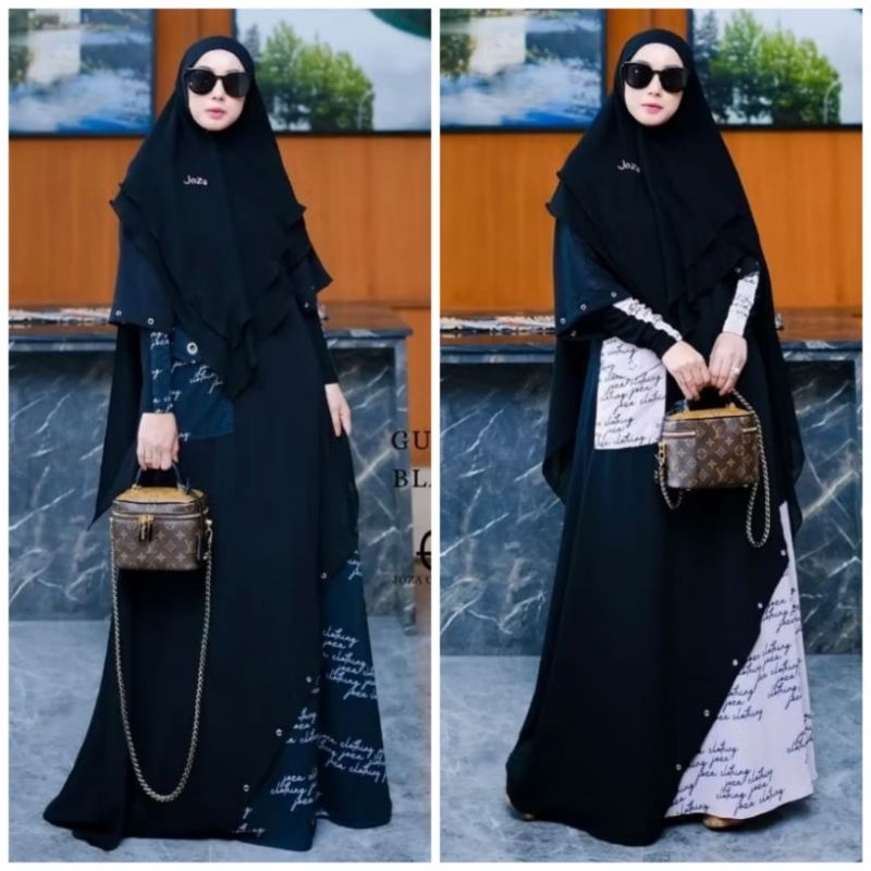 gupta series joza gupta pink joza gupta black joza gamis hitam joza gamis ceruty joza dress hitam jo