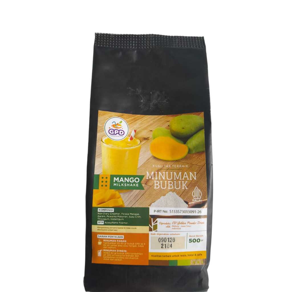 

GPD MANGO MILKSHAKE 500 GR