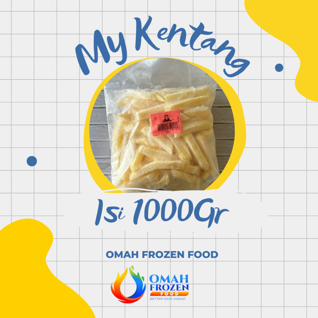 

Mykentang My Kentang Shoestring 1kg (NON COD DILUAR KOTA JATENG)