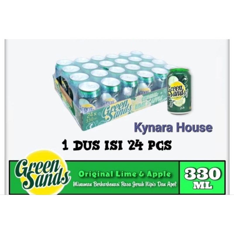 

Green Sands Original Lime & Apple Kaleng 24x330ml (Karton)