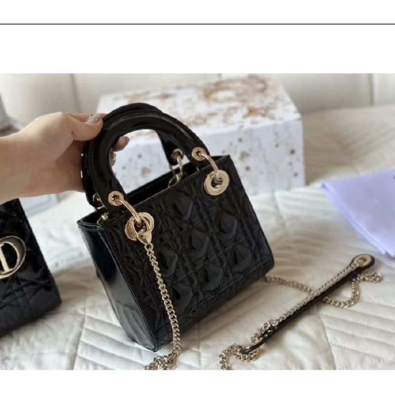 Redy tas Branded Dior lady micro handbags tas slempang silang bag lather SZ12*10*5cm