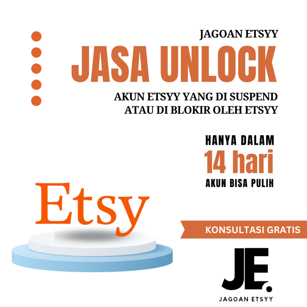Jasa Pemulihan Akun Etsy – Garansi 100%