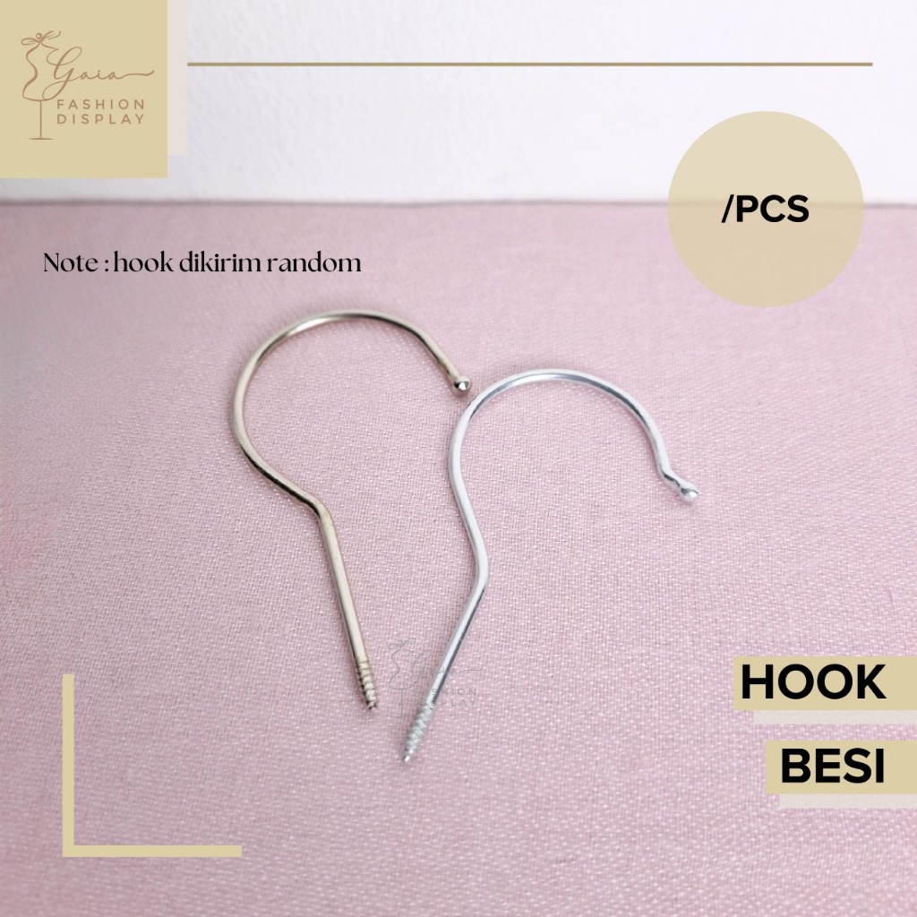 Hook Cantelan Hanger Kayu Besi Hanger Kayu Cantolan Hanger Kayu (BH)