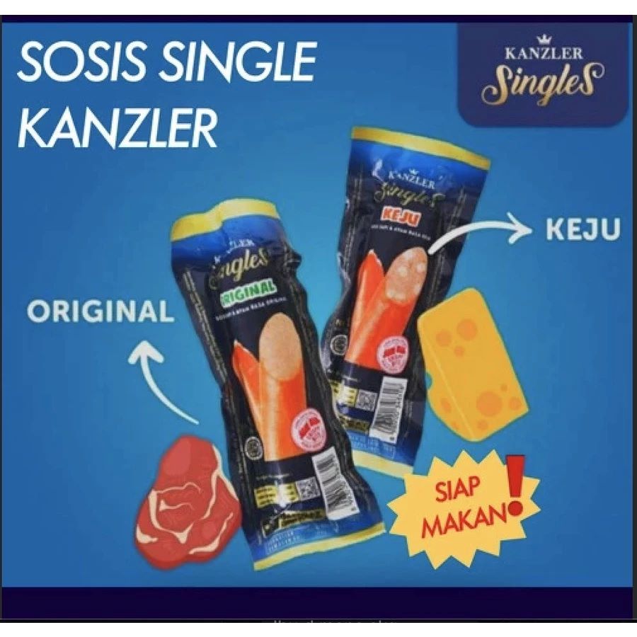 

Sosis/Bakso Kanzler Singles Satuan