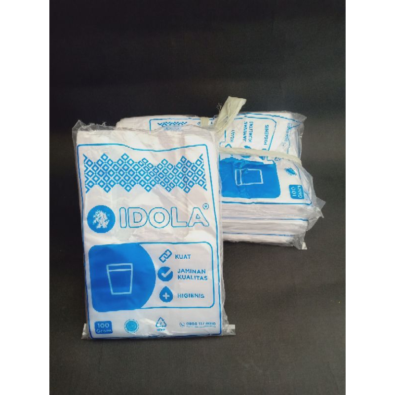 kresek gelas cup, kantong plastik gelas cup UK 10x30