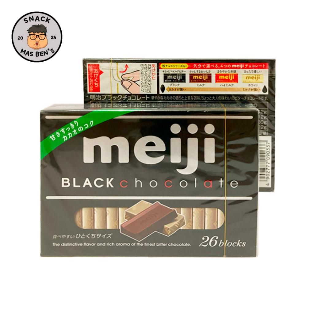 

Meiji Cokelat Blok Dark Choco Original Jepang- Cokelat Impor 1 Bungkus isi 26 pcs