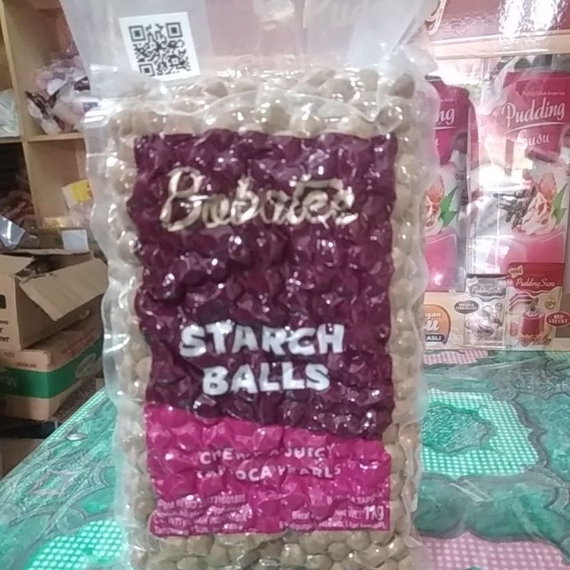 

Bobatee / Toping Boba / Bobatee Starch Balls 1kg