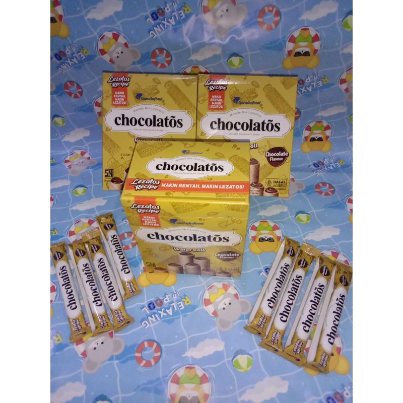 

Gery Chocolatos Wafer Roll 500 (1 Pack isi 24pcs)