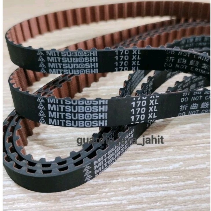 170XL MITSUBOSHi Timing Belt Mesin Jahit Karung / Tali Dinamo Mesin Karung NP7A Bagus