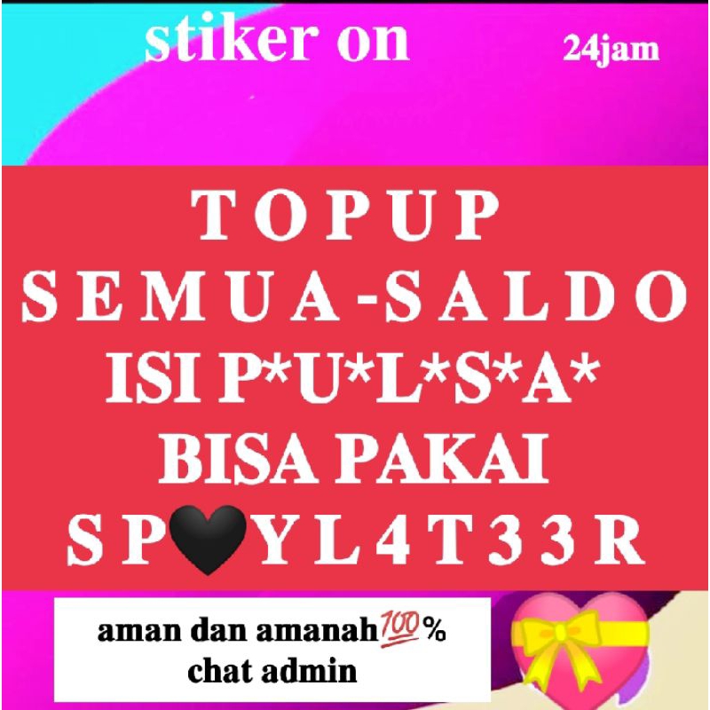 

stiker top up digital bisa