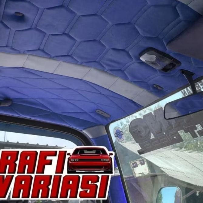 pelapis atas.plafon truk canter