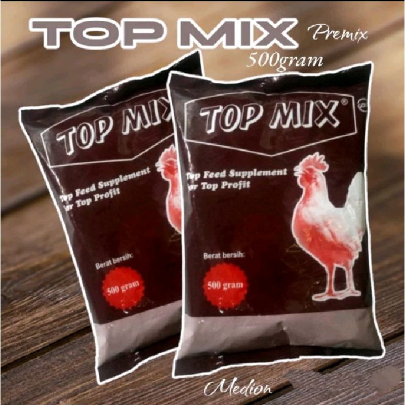 TOP MIX 500 gram premix topmik ayam mineral ayam petelur bebek