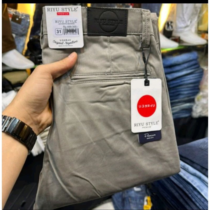 celana panjang chinos pria riyu style//celana panjang chinos pria terbaru//celana panjang chino pria