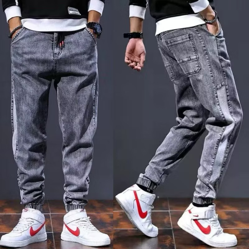Celana Jogger Jeans Pria Kekinian Terbaru - Jogger Jeans Pria Trendy - Jogger Premium Casual Distro
