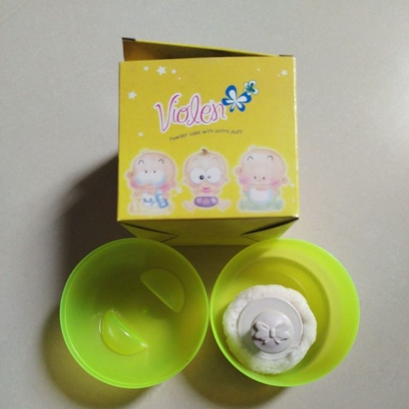 Tempat Bedak Baby Violen