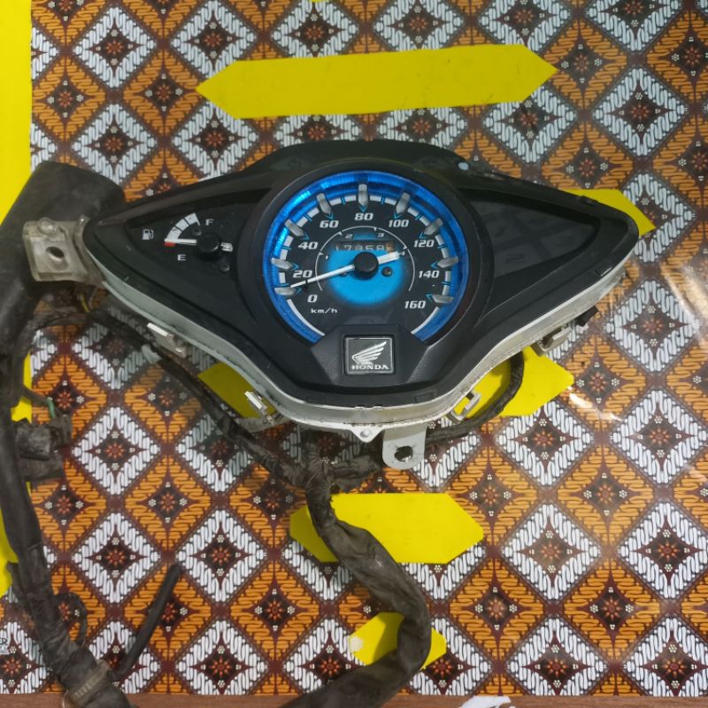 kilometer speedometer honda supra x 125 fi. helm in. supra x 125 injeksi. original siap pakai mesin 