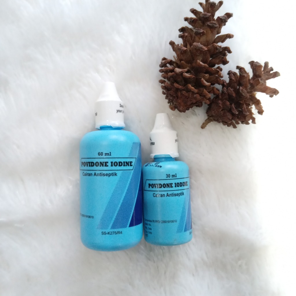 POVIDONE | POVIDONE IODINE 30ML 60ML | POVIDONE IODINE BIRU | CAIRAN ANTISEPTIK LUKA | CAIRAN LUKA L