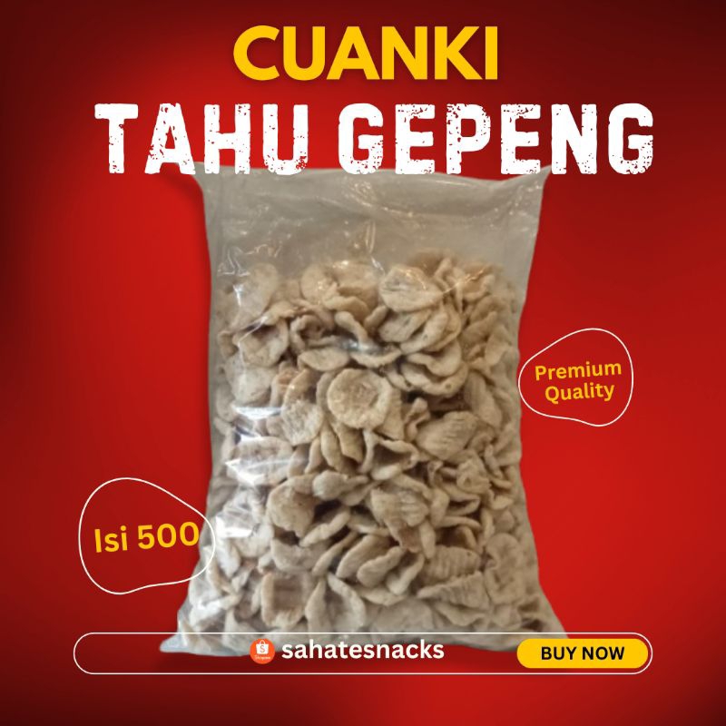 

Cuanki tahu gepeng 1 ball / cuanki tahu geprek isi 500 / isi 1 ball cuanki tahu